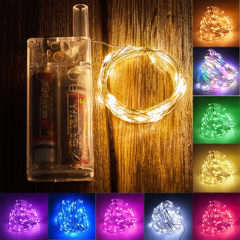 Dây Đèn LED 3M Chạy Bằng Pin Dùng Trang Trí Giáng Sinh / Tiệc Cưới