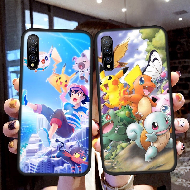 Ốp Điện Thoại Silicon Mềm Hình Pokemon Pikachu Cho Samsung Galaxy J4 J5 J6 J7 J730 J8 Plus Prime Core Pro Duo OI29