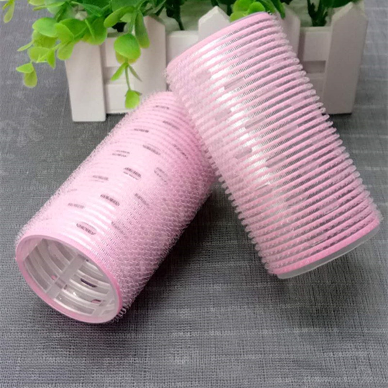 Lô cuốn uốn tóc mái bay LÕI NHÔM SIÊU TO kẹp làm phồng chân tóc sóng nước quấn xoăn tự dính iLita size lớn 10cm, 12cm