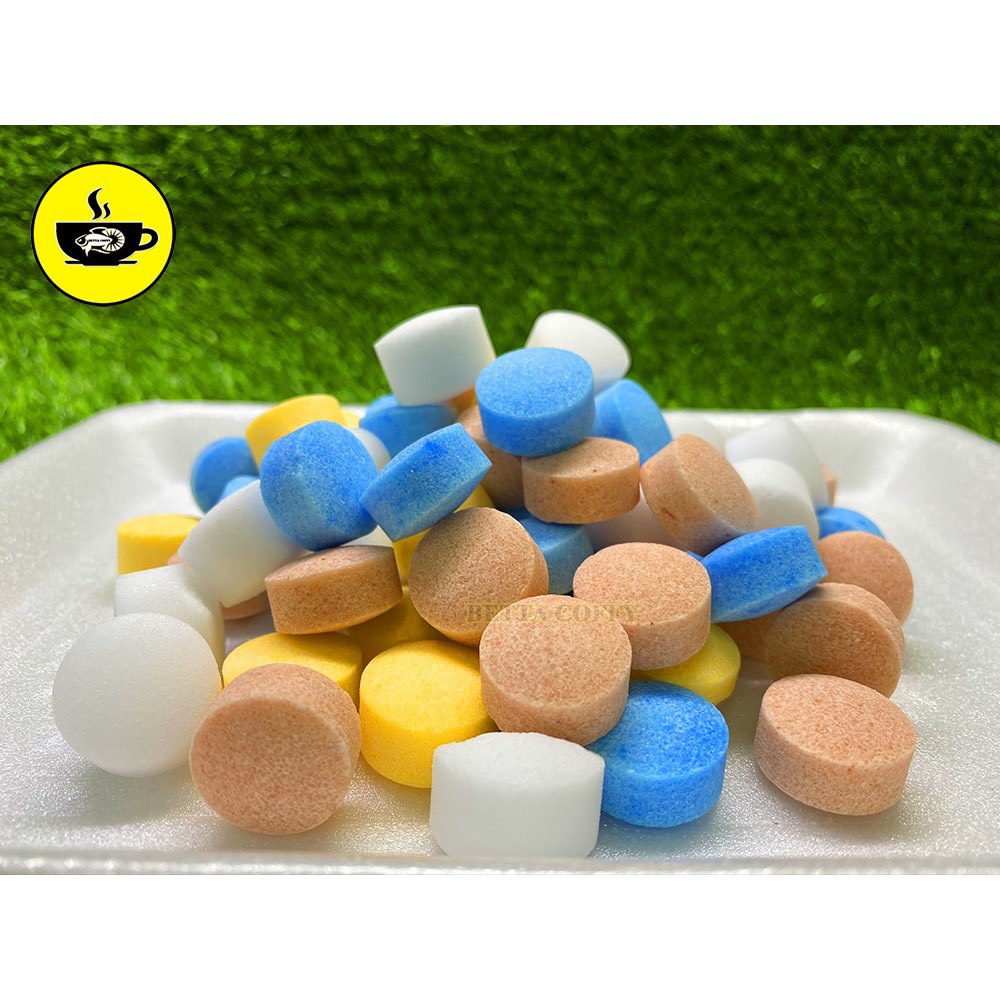 Muối Khoáng Viên 4 Màu Bổ Trợ Cho Cá Cảnh - Kháng Bệnh và Bổ Sung Khoáng, Vitamin