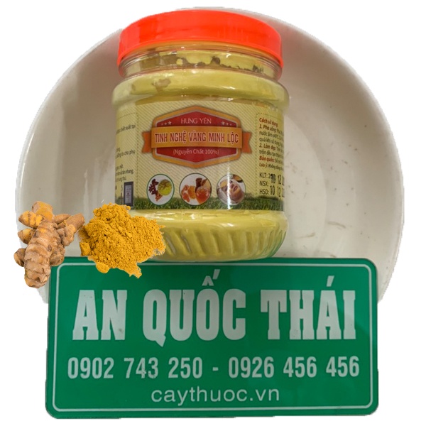 Tinh Bột Nghệ Vàng Nguyên Chất 500g Đẹp Da, Cải Thiện Tiêu Hóa