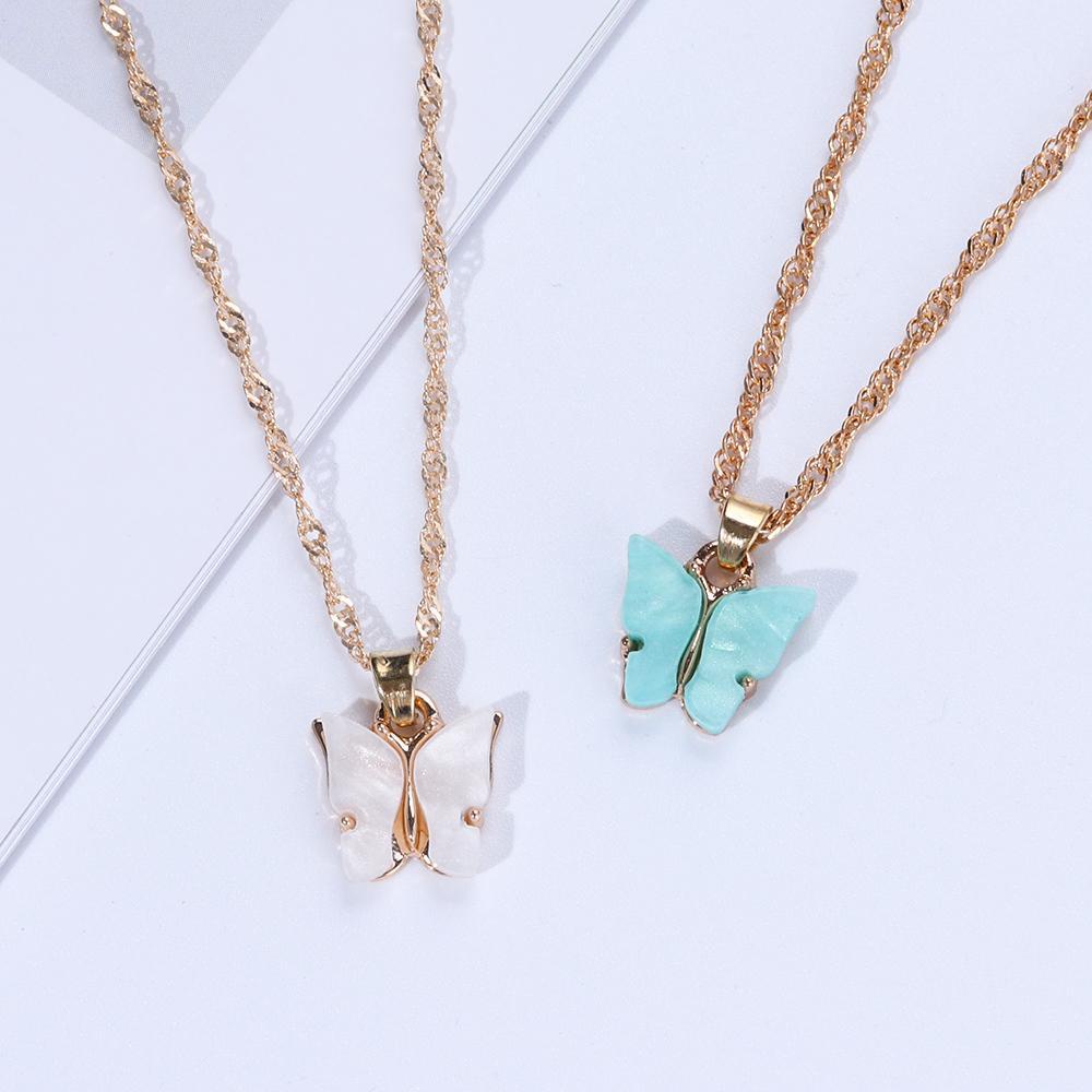 Vòng cổ Mặt Hình Bướm Dễ Thương Ngọt Ngào Cho Nữ