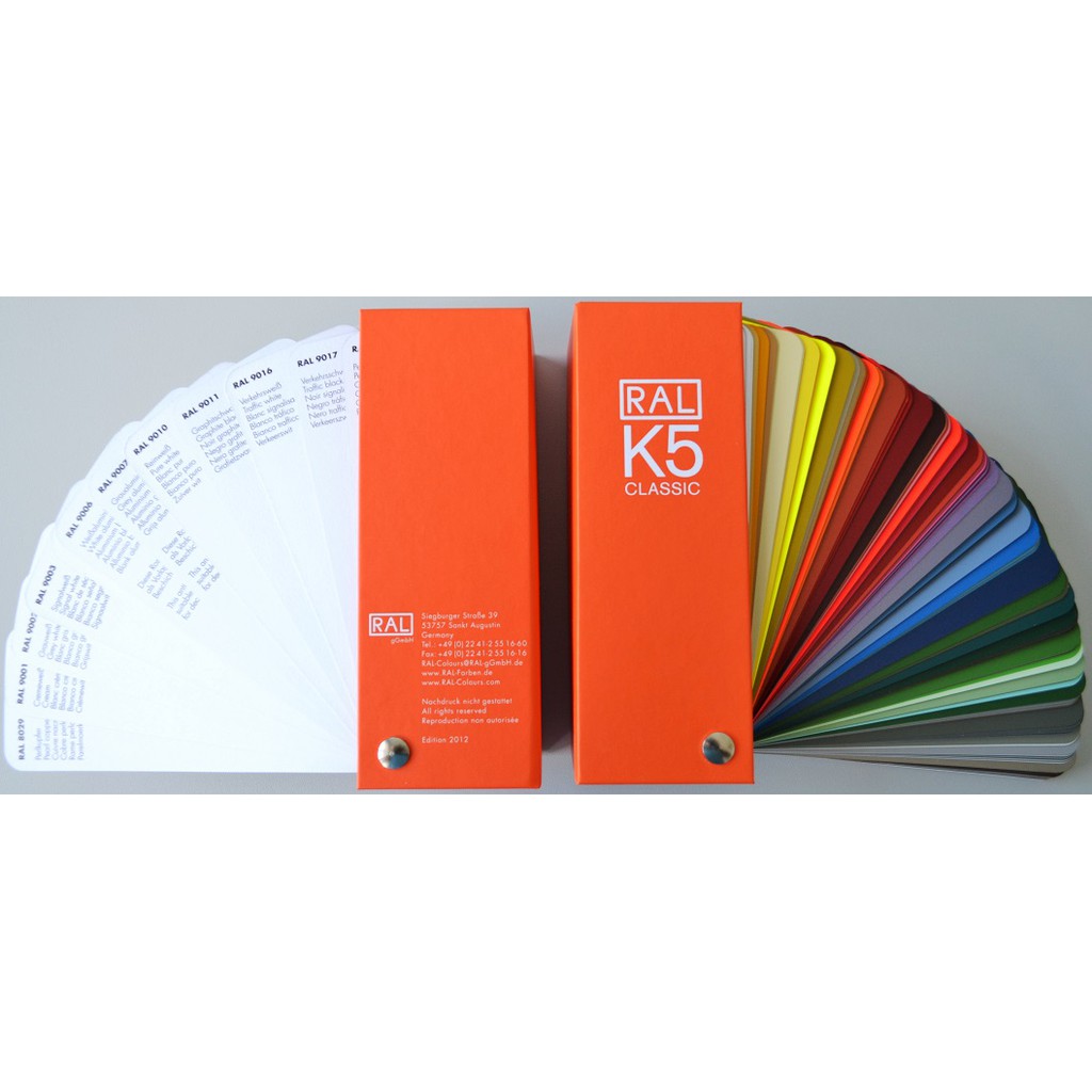 Thẻ màu K5 hãng RAL