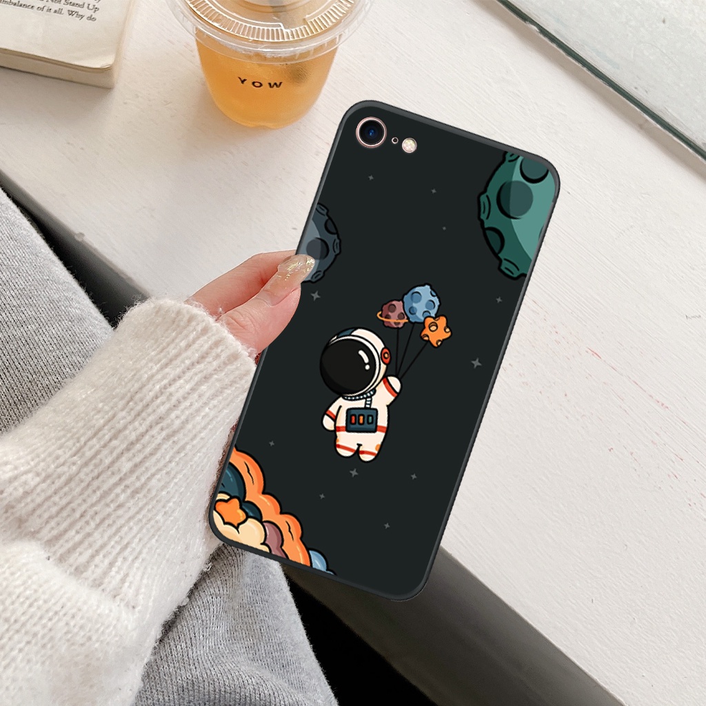Ốp lưng IP 5/ 5S/ 6/ 6S/ 6 plus/ 6s plus/ 7/ 8/ se 2020 vũ trụ, phi hành gia ốp điện thoại viền dẻo thời trang cao cấp