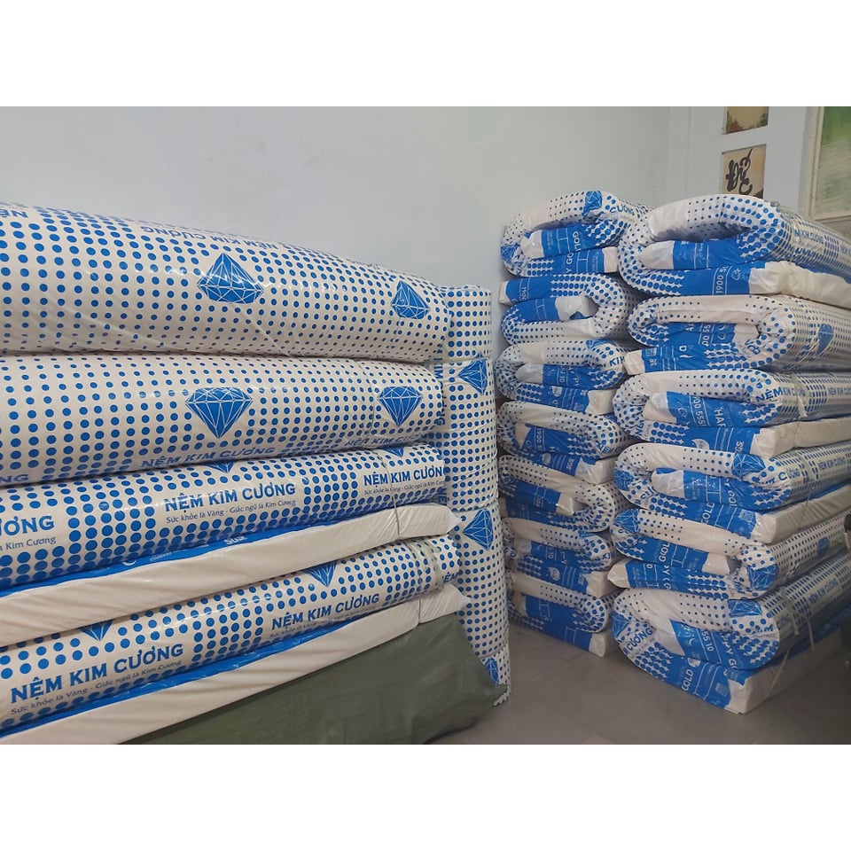 Nệm cao su kim cương happy gold 1m8x17cmx2m
