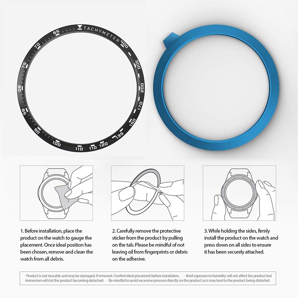 Khung viền kim loại bảo vệ mặt đồng hồ thay thế cho Xiaomi Amazfit Gtr 47mm