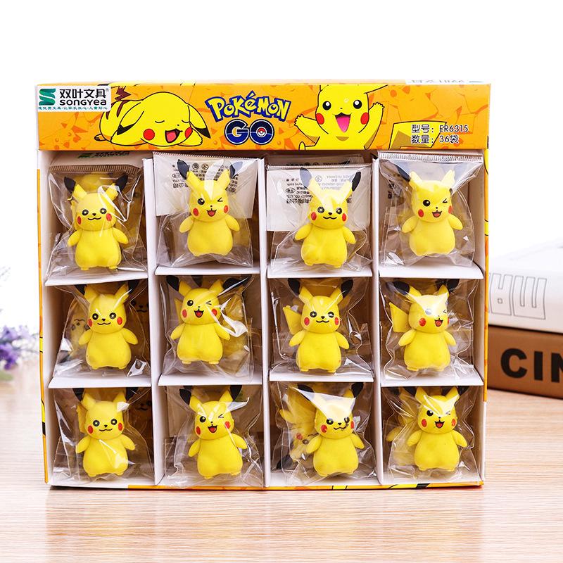 Gôm tẩy hình Pikachu 3D dễ thương