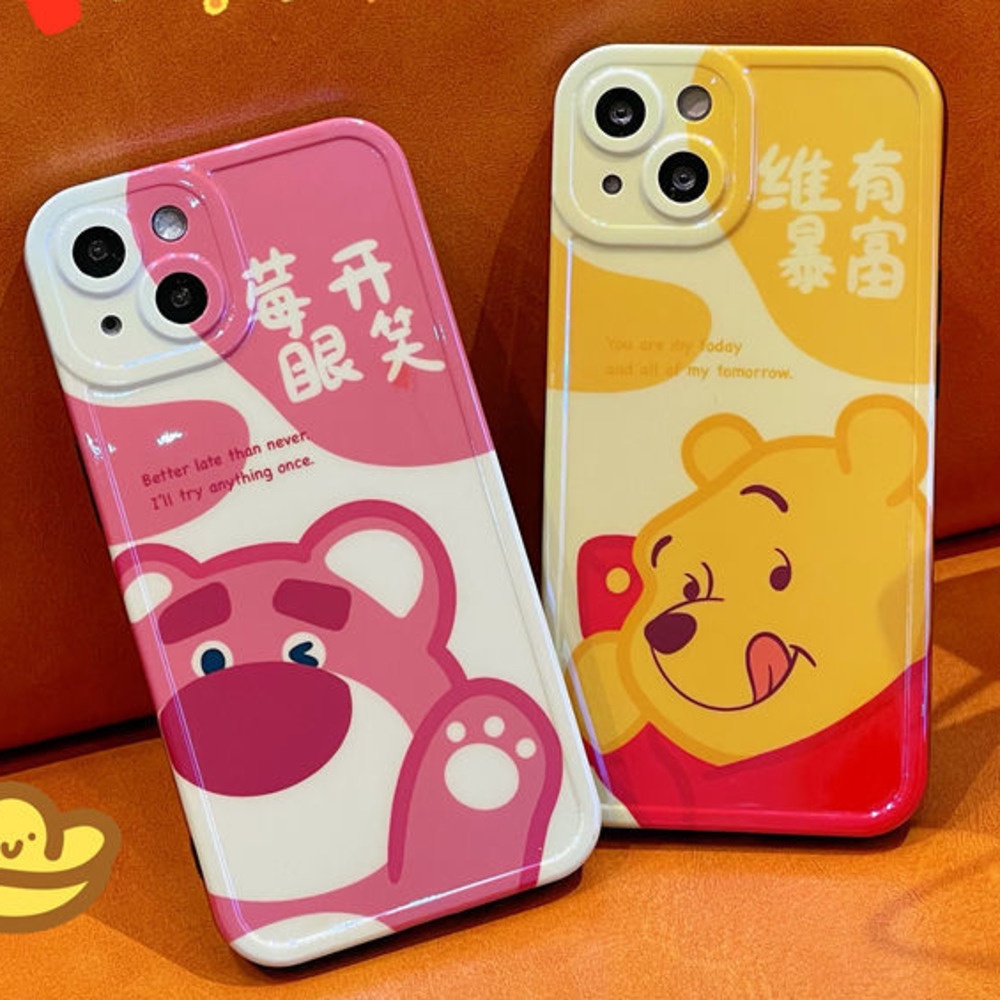 Ốp Điện Thoại Hình Gấu Đáng Yêu Cho iphone
