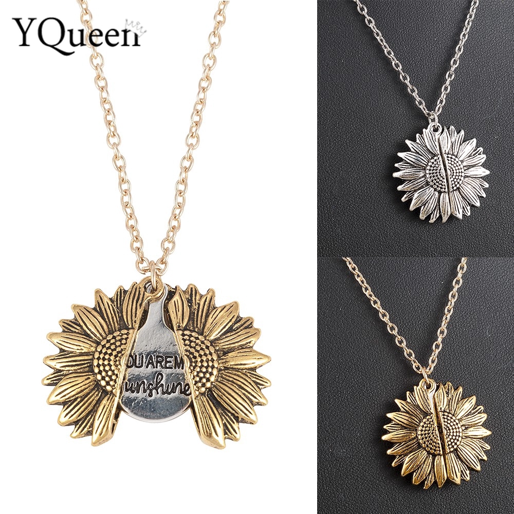 Vòng cổ Mặt Khắc Chữ You Are My Sunshine