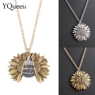 Vòng cổ Mặt Khắc Chữ You Are My Sunshine