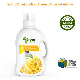 Nước Giặt xả Organics Green Bee's Cúc La Mã