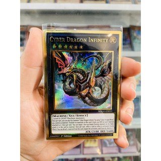 Thẻ Bài Lẻ YugiOh! Mã MAGO-EN033 - Cyber Dragon Infinity (Alternate Art) - Premium Gold Rare - 1st Edition