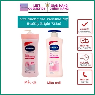 Sữa Dưỡng Thể Vaseline Healthy Bright 725ml Bản Mỹ