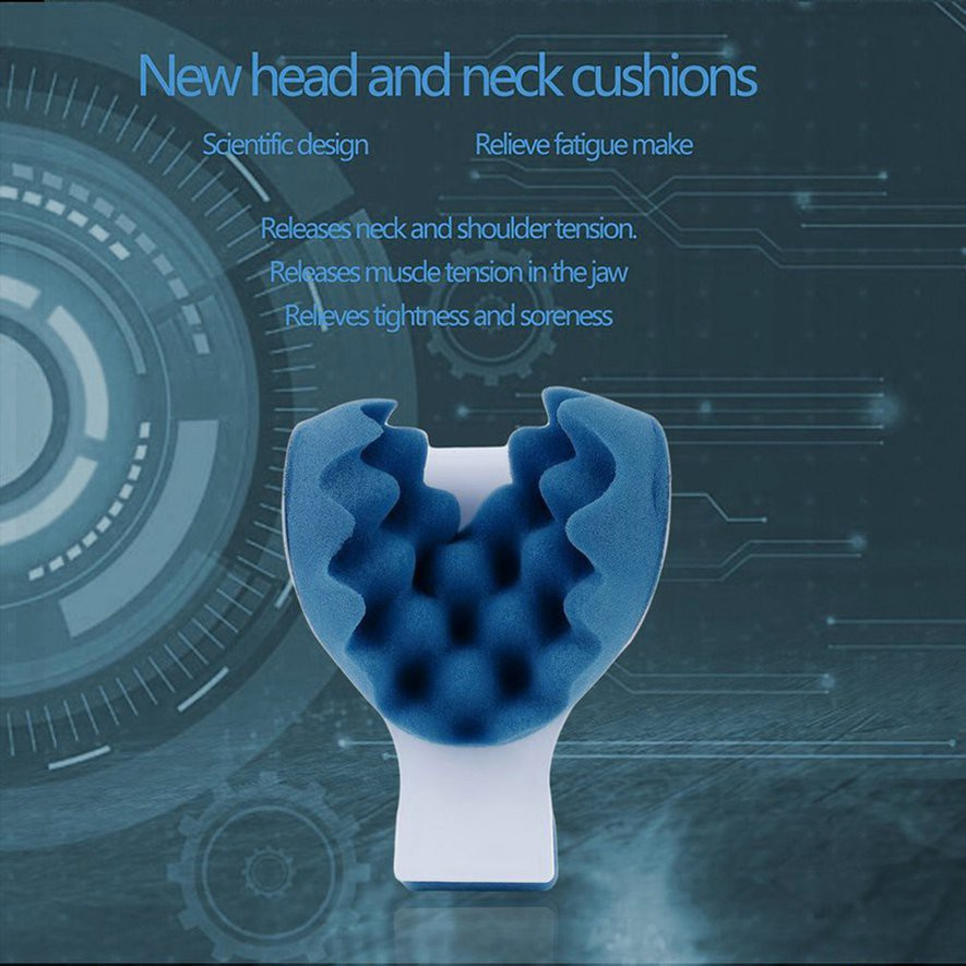 ❤Head Neck Shoulder Massage Pillows Relaxation Relaxer Neck Support Ease