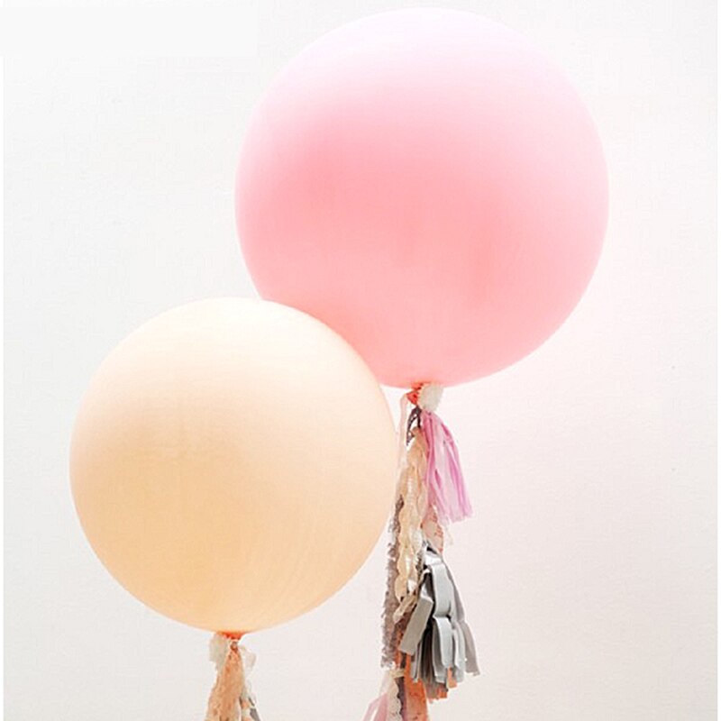Bong bóng tròn màu phấn kích thước 18 inch trang trí tiệc