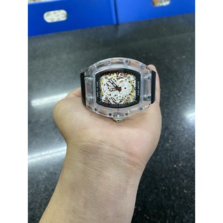 Đồng hồ nam rm tourbilon xuyên thấu 42mm, máy cơ automatic thụy sĩ