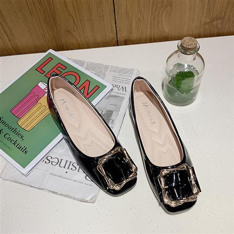 Giày Búp Bê Đế Mềm Mũi Vuông Phong Cách Hàn Quốc Cho Nữ