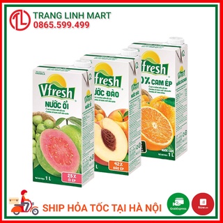 Nước ổi/ Nước cam/ Nước đào Vfresh Vinamilk hộp 1 Lít