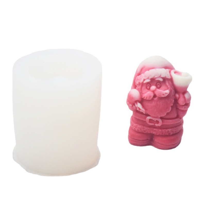 Khuôn Làm Xà Phòng Handmade Silicone Hình Ông Già Noel