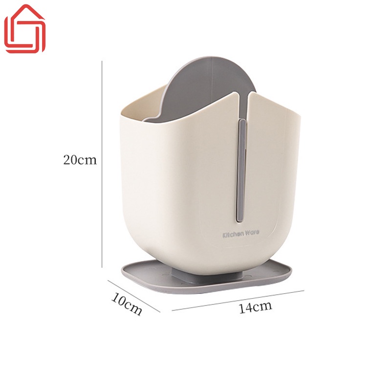 Hộp đựng đũa thìa có khay hứng nước thông minh, nhựa ABS cao cấp - nhamoivn