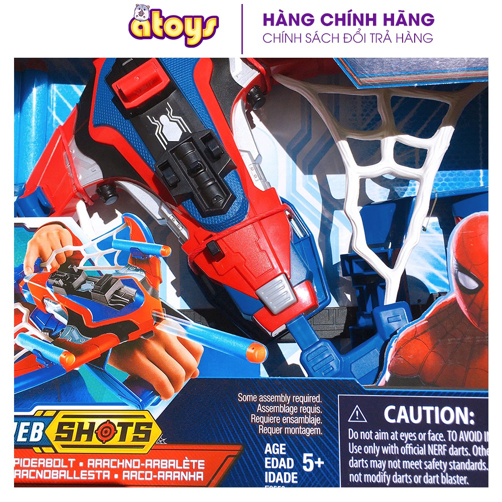 Đồ chơi cung tên người nhện/ Spider man Nerf chính hãng fullbox