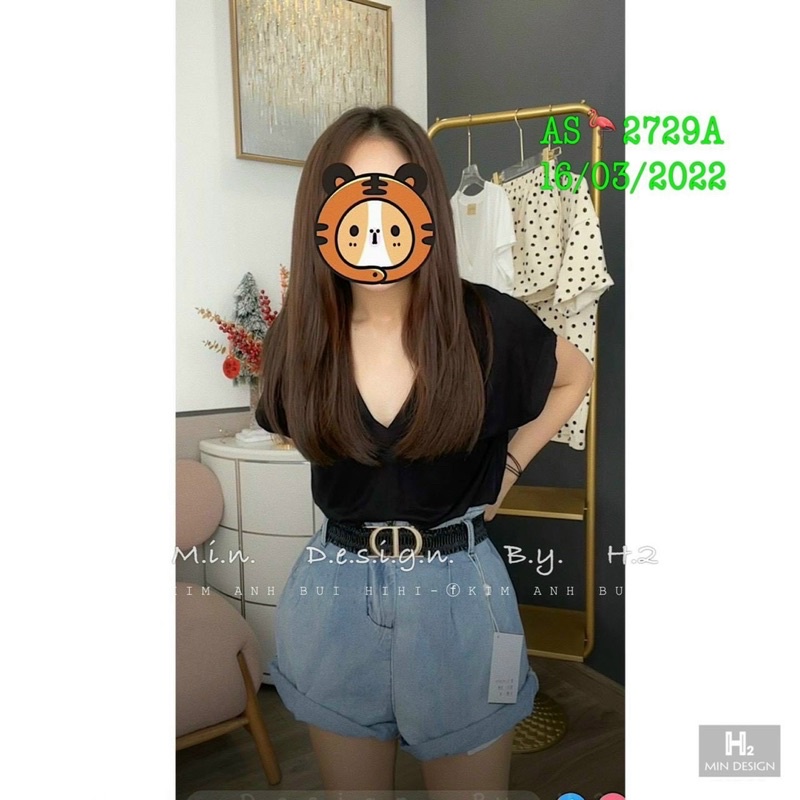 Áo Thun Cộc Tay CỔ TIM Hương Quỳnh Bigsize