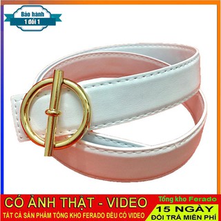 Dây thắt lưng nam khoá cài tròn