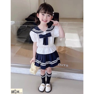 Set bộ đồ đi học cho bé gái