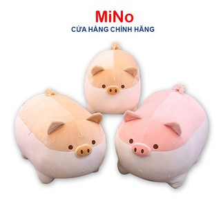 Heo bông múp míp gối ôm nhồi bông cao cấp mino th29