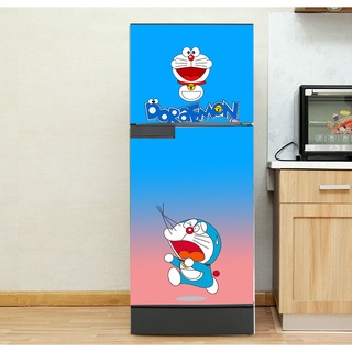 Decal dán Tủ Lạnh Doremon  chất liệu cao cấp