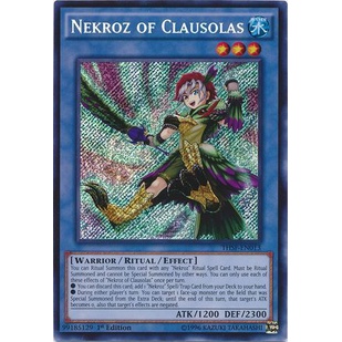 Thẻ Bài Yugioh: Nekroz of Clausolas - THSF-EN013 - Secret Rare 1st Edition