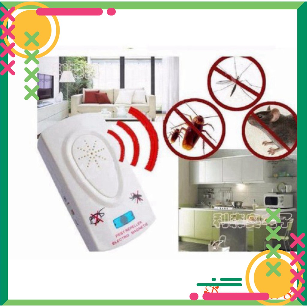 [FREE SHIP] 💥[GIÁ RẺ VÔ ĐỊCH]💥Máy đuổi côn trùng sóng từ trường Pest Reject thông minh Thế Hệ Mới 💥SIÊU HOT💥