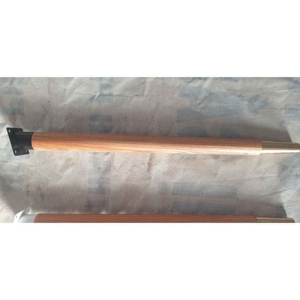 Chân cao 72cm có bọc đồng cao 10cm dùng làm bàn học/ăn/cafe
