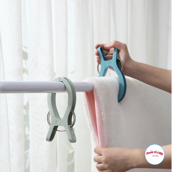 Kẹp Nhựa Bản To Hình Con Cá Phơi Chăn Màn - Kẹp phơi quần áo hình cá chống gió bay - 01456
