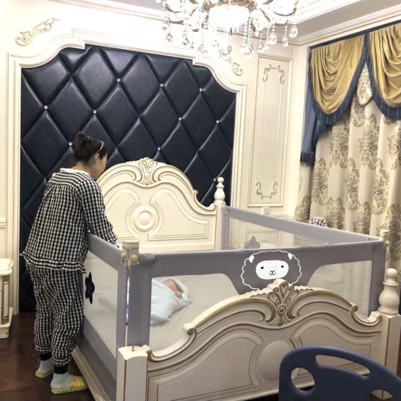 Thanh chắn giường Umoo bộ Nâng cấp mới nhất UM-087, chặn giường dạng trượt không kênh đệm