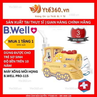 Máy xông mũi họng B.Well PRO-115 ★★★[Nhập Thụy Sĩ]★★★ Máy Khí Dung, Máy Xông Khí Dung
