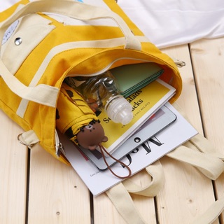 Túi tote 3 in 1 (đeo vai + đeo chéo + balo) ulzzang (có sẵn)