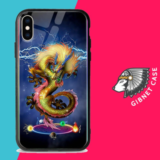 Ốp kính iphone 7 plus in hình con rồng gibnet iphone 5s se 6 6s 7 8 plus iphone 12 iphone 12 pro max