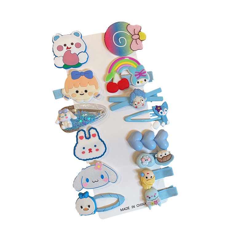 Kẹp Tóc Thiết Kế Hình Hoạt Hình Phong Cách Hàn Quốc Dễ Thương Dành Cho Trẻ Nhỏ 2022