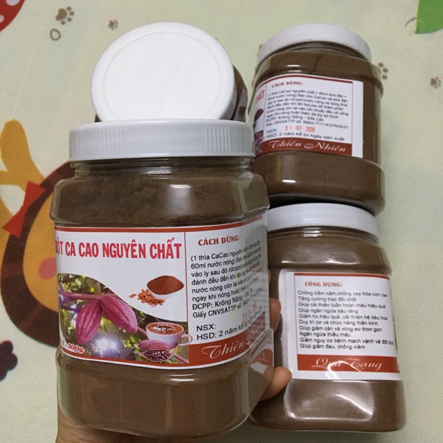 500gr - BỘT CA CAO NGUYÊN CHẤT