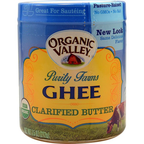 Bơ GHEE Hữu Cơ Organic Valley Purity Farms Ghee Clarified Butter 7.5 oz (212 g)