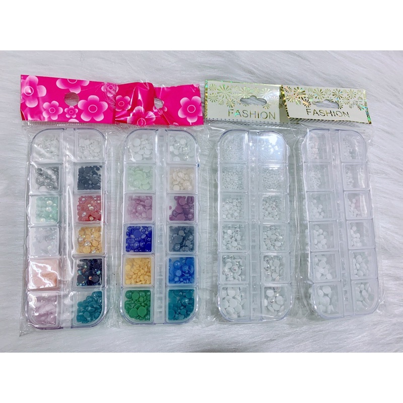 Trai nửa gắn móng mix 12 màu - LanChiNail