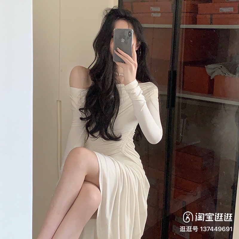 VÁY THUN TRỄ VAI DÀI TAY SUÔNG XOÈ DÀI MAXI QUA GỐI SANG CHẢNH