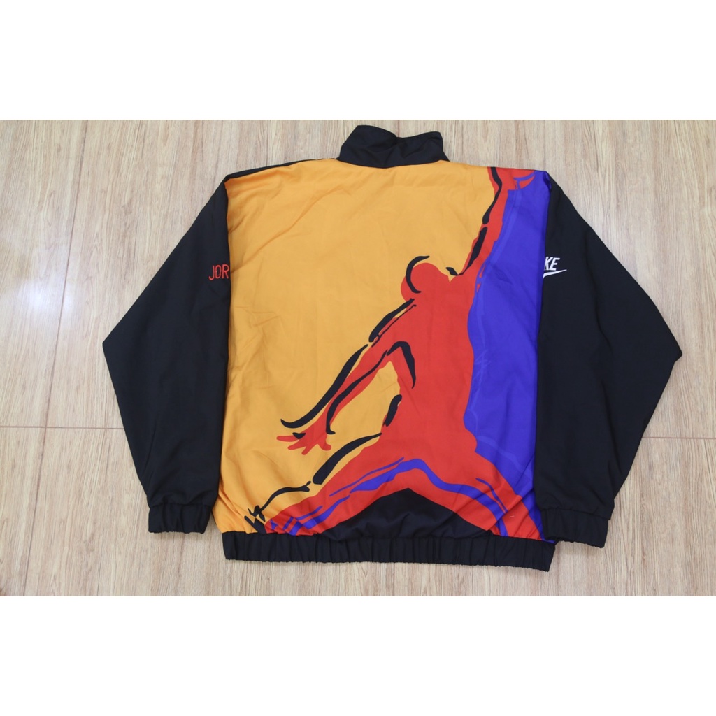 Áo Khoác Jacket Nike x Jordan Vintage Nam Nữ Vải Dù 2 Lớp Cao Cấp LBsar