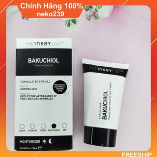 [Bill Mỹ] Kem Dưỡng Da Mặt Cho Bà Bầu The Inkey List Bakuchiol Moisturizer 30ml