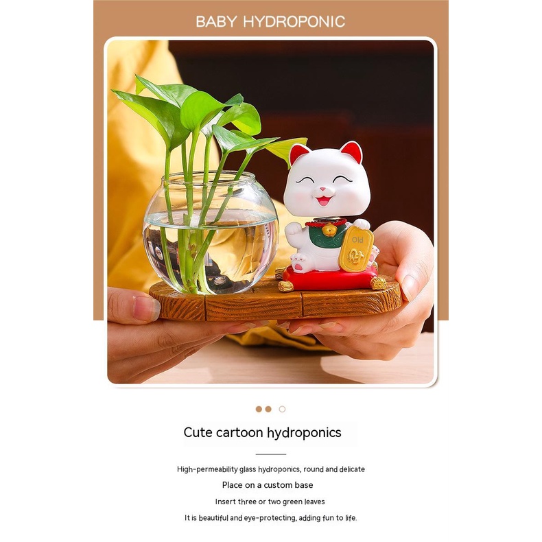 Mèo May Mắn Nhỏ Xinh Để Bàn Trang Trí Nội Thất