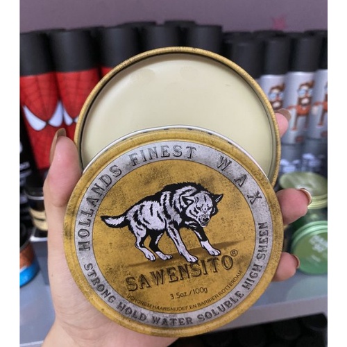Sáp vuốt tóc SAWENSITO SÓI VÀNG 100gr tạo kiểu giữ nếp cho tóc. HÀNG CHÍNH HÃNG, AI Store