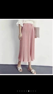 Quần ống rộng von dập ly