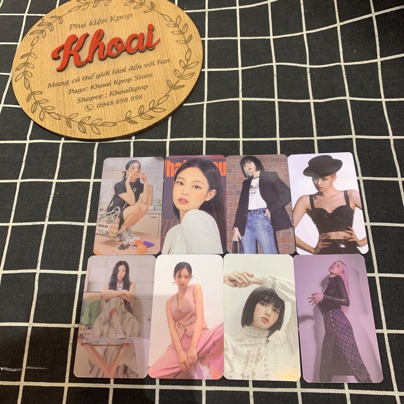 Set ảnh Card Blackpink in 2 mặt siêu đẹp unoff