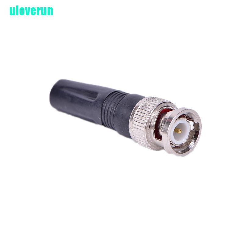 Set 10 Đầu Nối Bnc Male Cho Dây Cáp Đồng Trục Rg59 CCTV